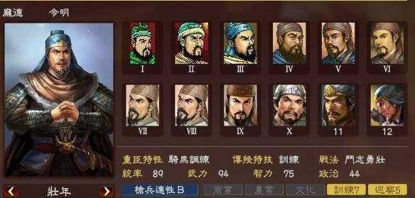 三国志13全兵种属性详解（战场上的万物生灵）